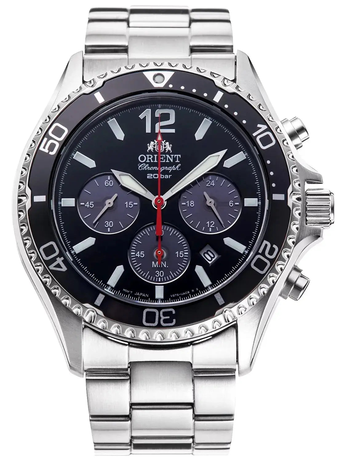 Zegarek Męski Orient Sports Solar Chronograph RA-TX0202B10B + BOX Zegarek Męski Orient Sports Solar Chronograph RA-TX0202B10B + BOX -  4942715029166