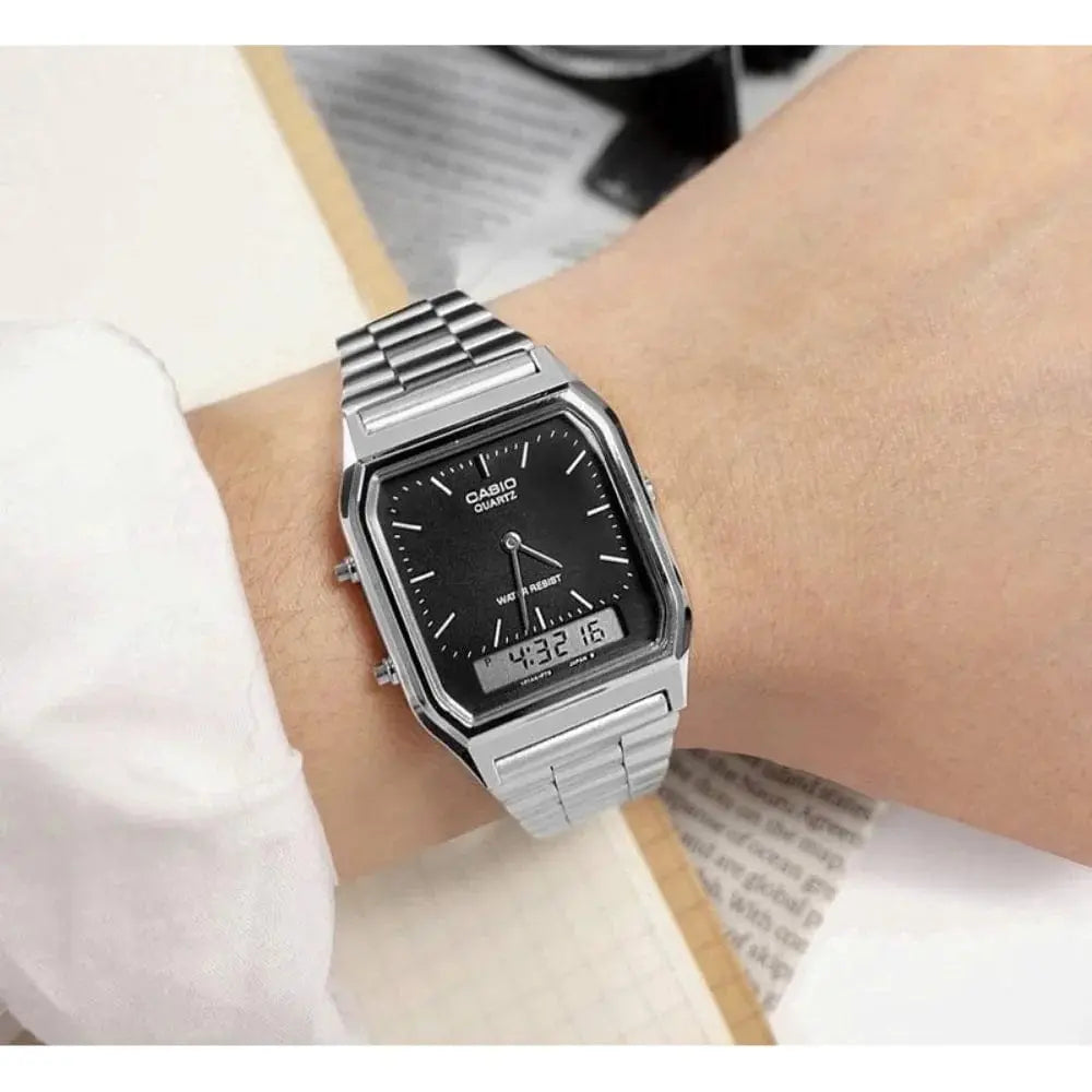 Zegarek Unisex Casio Vintage Youth AQ-230A-1DMQYES Zegarek Unisex Casio Vintage Youth AQ-230A-1DMQYES - Lorence 4971850437598
