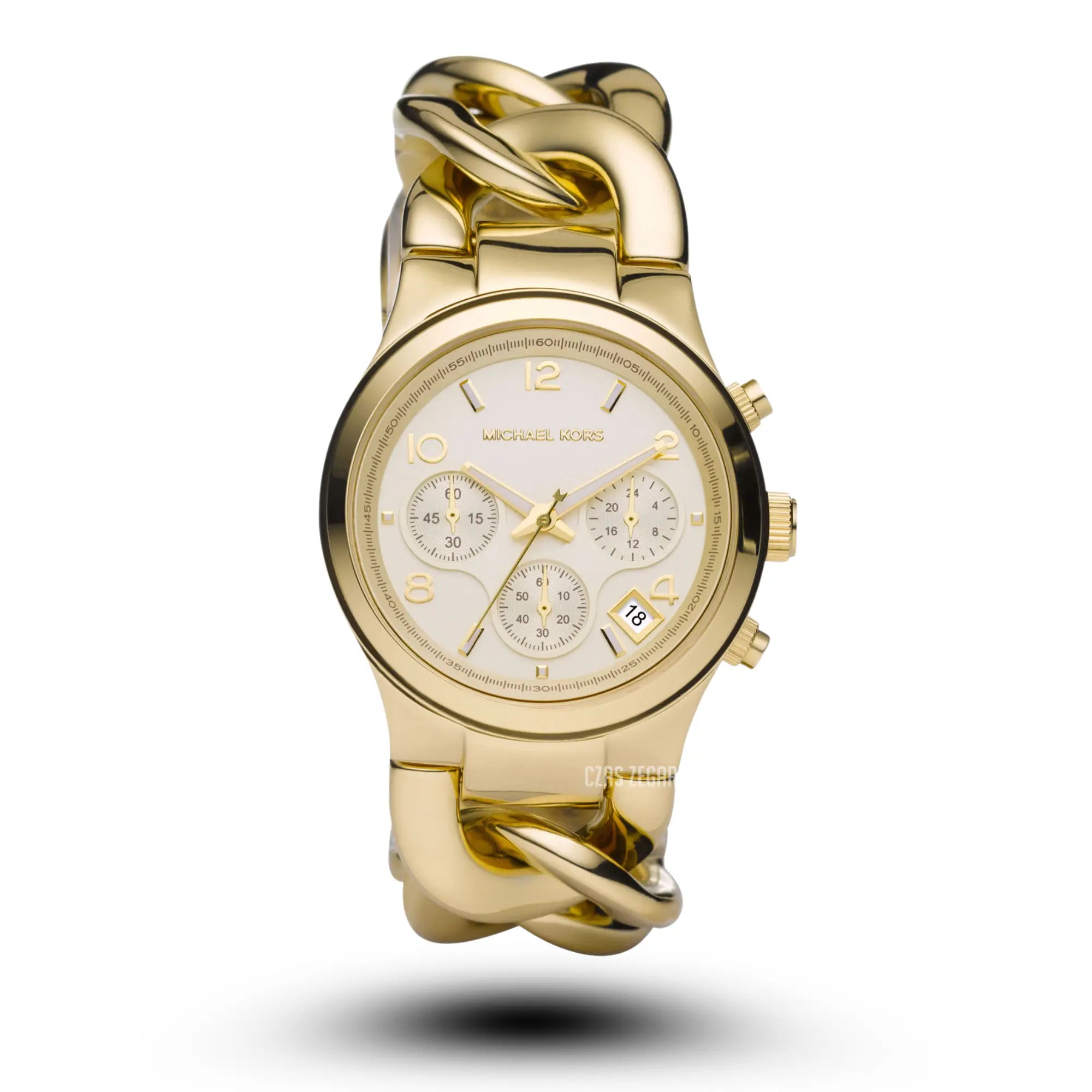 Zegarek damski Michael Kors MK3131 Runway złoty - Lorence