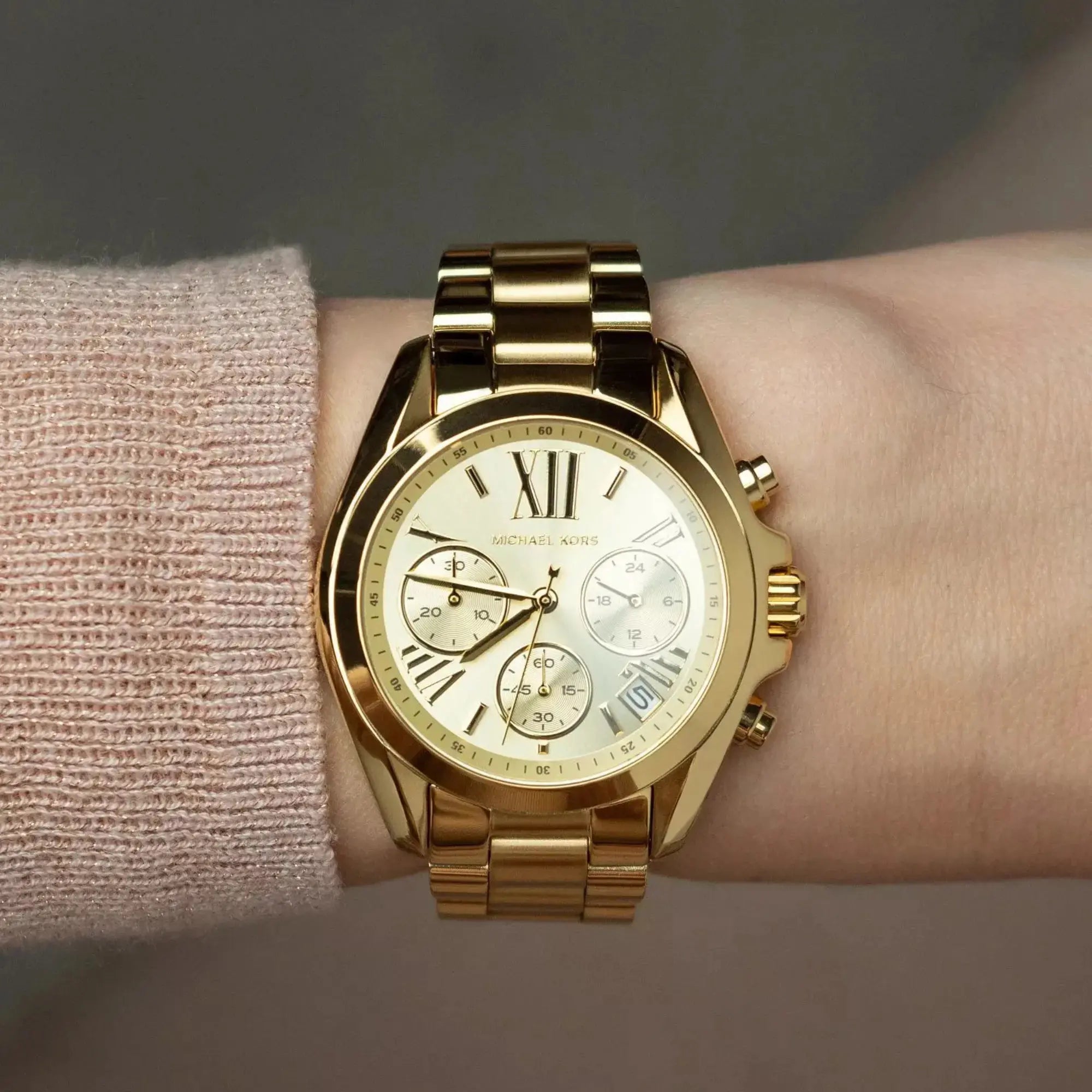 Wysyłka24 Zegarek damski Michael Kors MK5798 Bradshaw złoty Zegarek damski Michael Kors MK5798 Bradshaw złoty - Lorence 796483013315