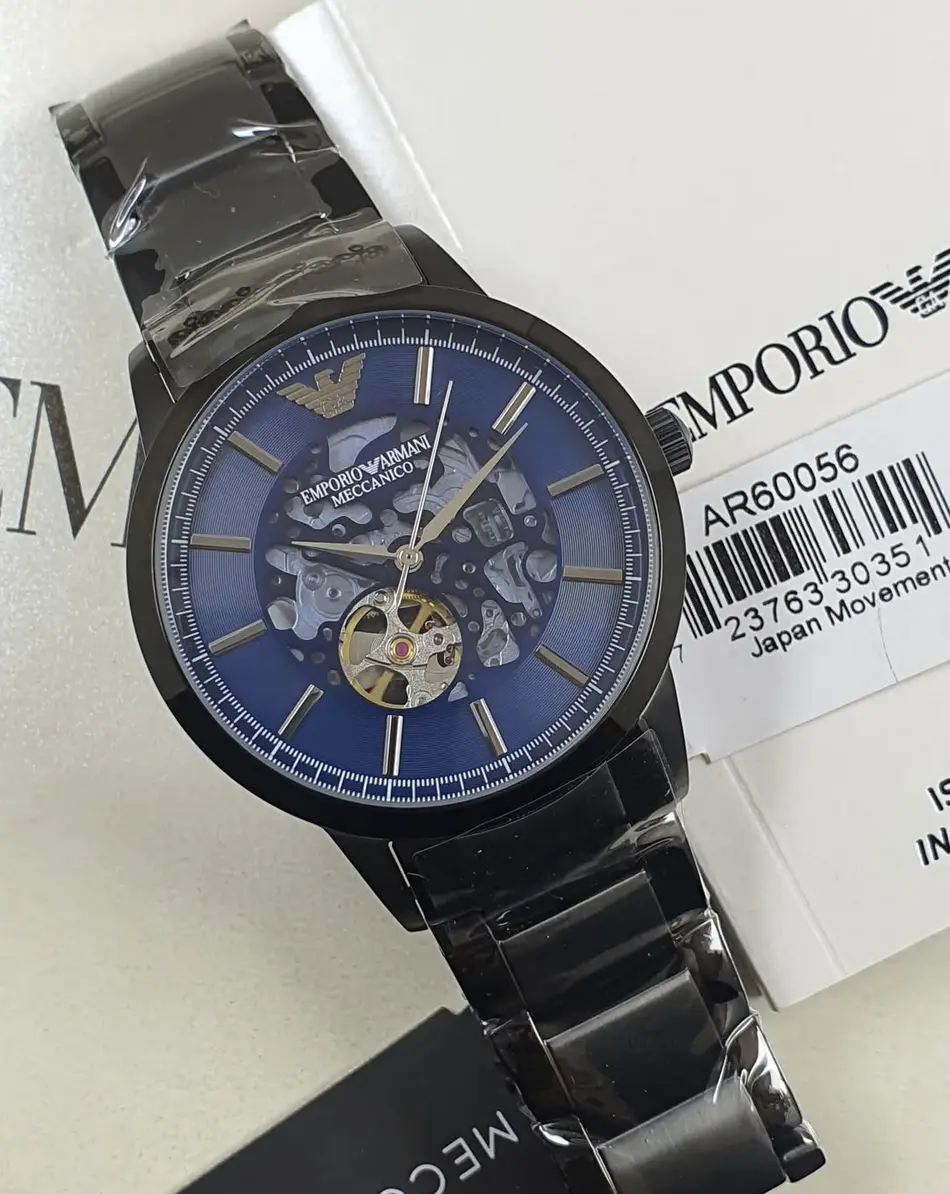 Zegarek męski EMPORIO ARMANI RENATO AUTOMATIC AR60056 (zi058b) Zegarek męski EMPORIO ARMANI RENATO AUTOMATIC AR60056 (zi058b) -  4064092112160