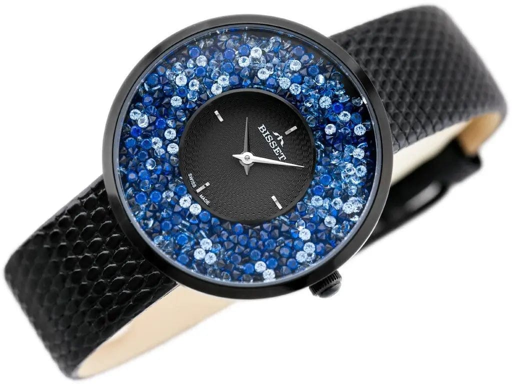 Zegarek Damski Bisset BSAE04 - Black/blue Zegarek Damski Bisset BSAE04 - Black/blue - Lorence 5906412699809