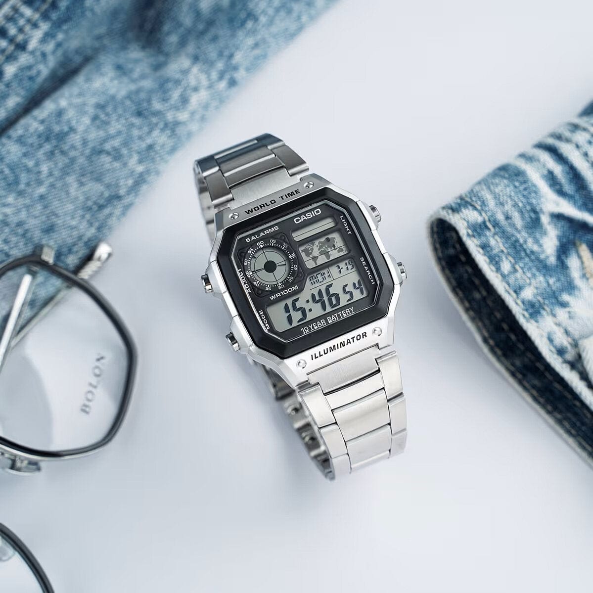 Casio Zegarek CASIO AE-1200WHD-1AVDF