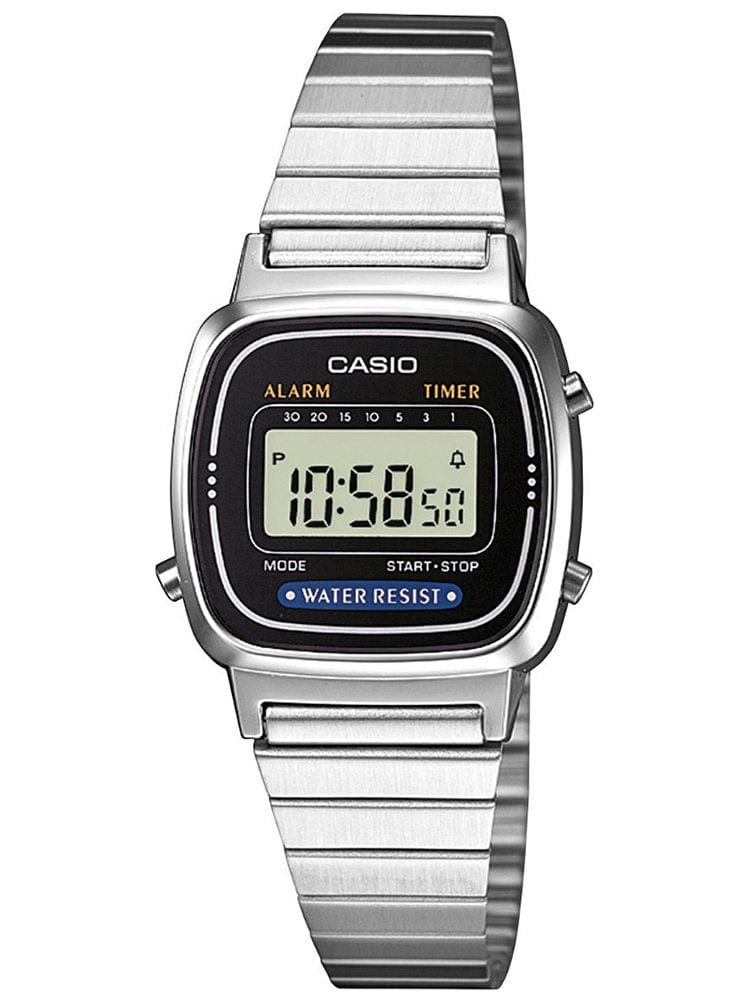 Casio Zegarek Damski CASIO Collection Retro LA670WA-1DF