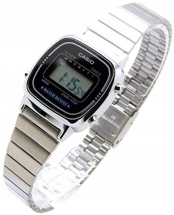 Casio Zegarek Damski CASIO Collection Retro LA670WA-1DF