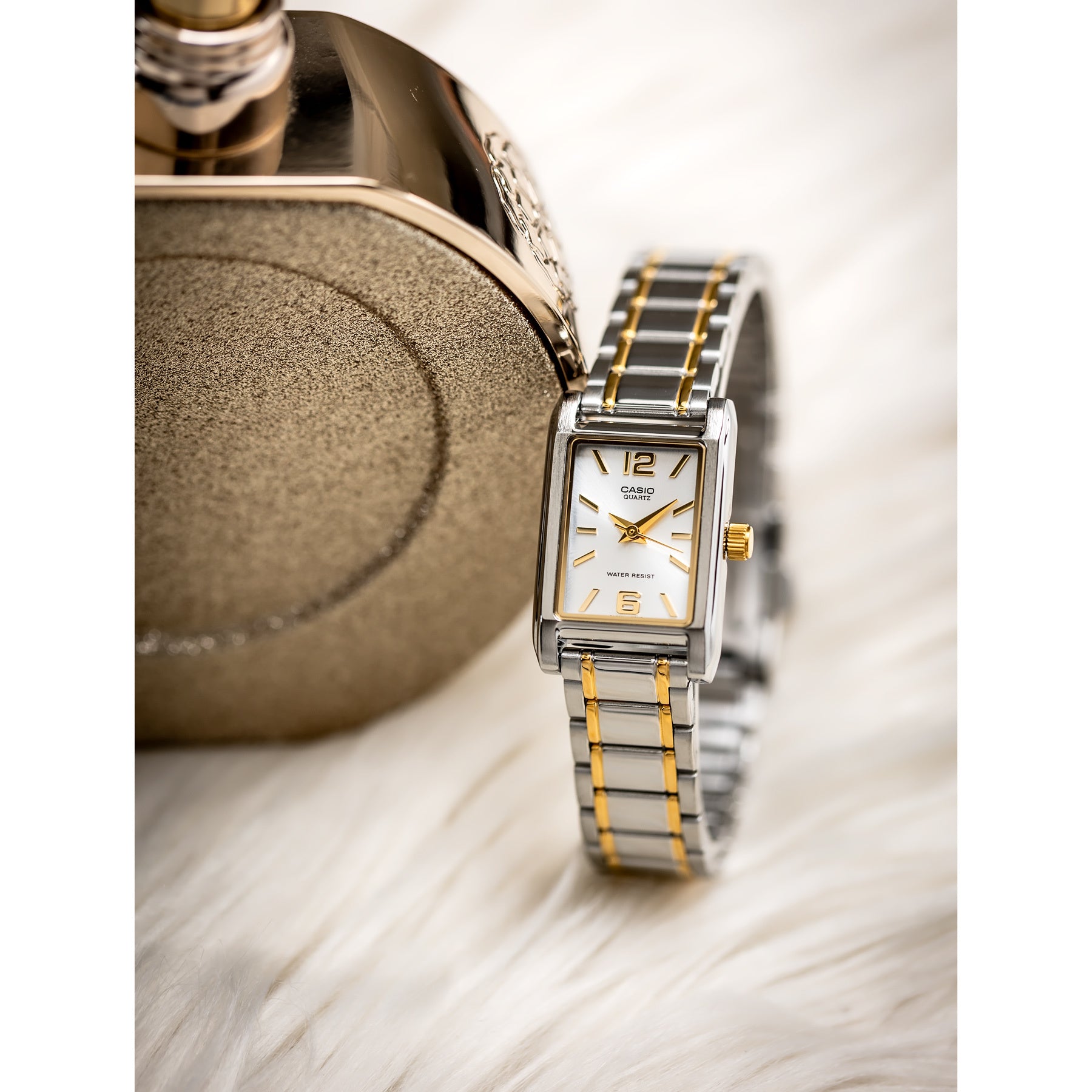 ZEGAREK DAMSKI CASIO LTP-1235SG-7ADF + BOX ZEGAREK DAMSKI CASIO LTP-1235SG-7ADF + BOX - Lorence 4971850821106