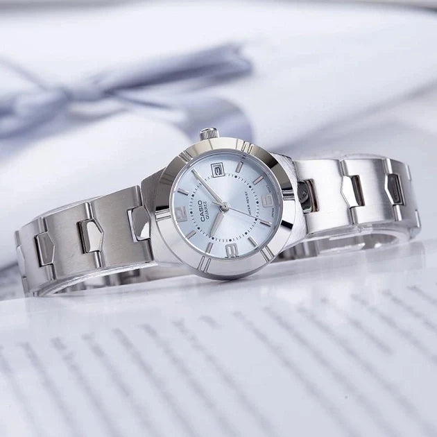 ZEGAREK DAMSKI CASIO LTP-1241D-2A + BOX ZEGAREK DAMSKI CASIO LTP-1241D-2A + BOX - Lorence 4971850829546