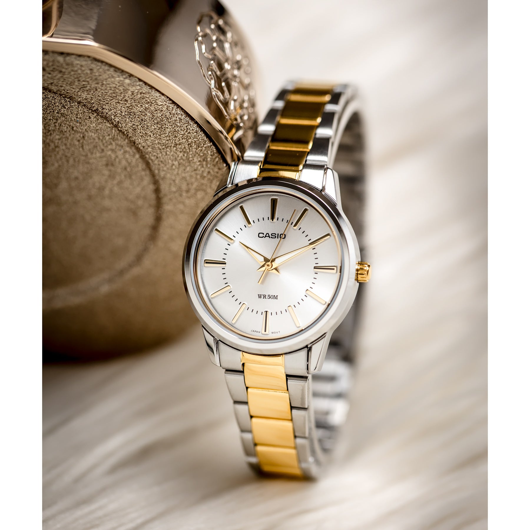ZEGAREK DAMSKI CASIO LTP-1303SG-7A (zd591e) + BOX ZEGAREK DAMSKI CASIO LTP-1303SG-7A (zd591e) + BOX - Lorence 4971850446309