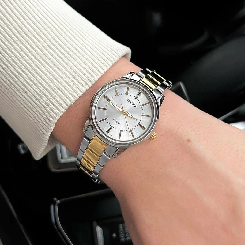 ZEGAREK DAMSKI CASIO LTP-1303SG-7A (zd591e) + BOX ZEGAREK DAMSKI CASIO LTP-1303SG-7A (zd591e) + BOX - Lorence 4971850446309