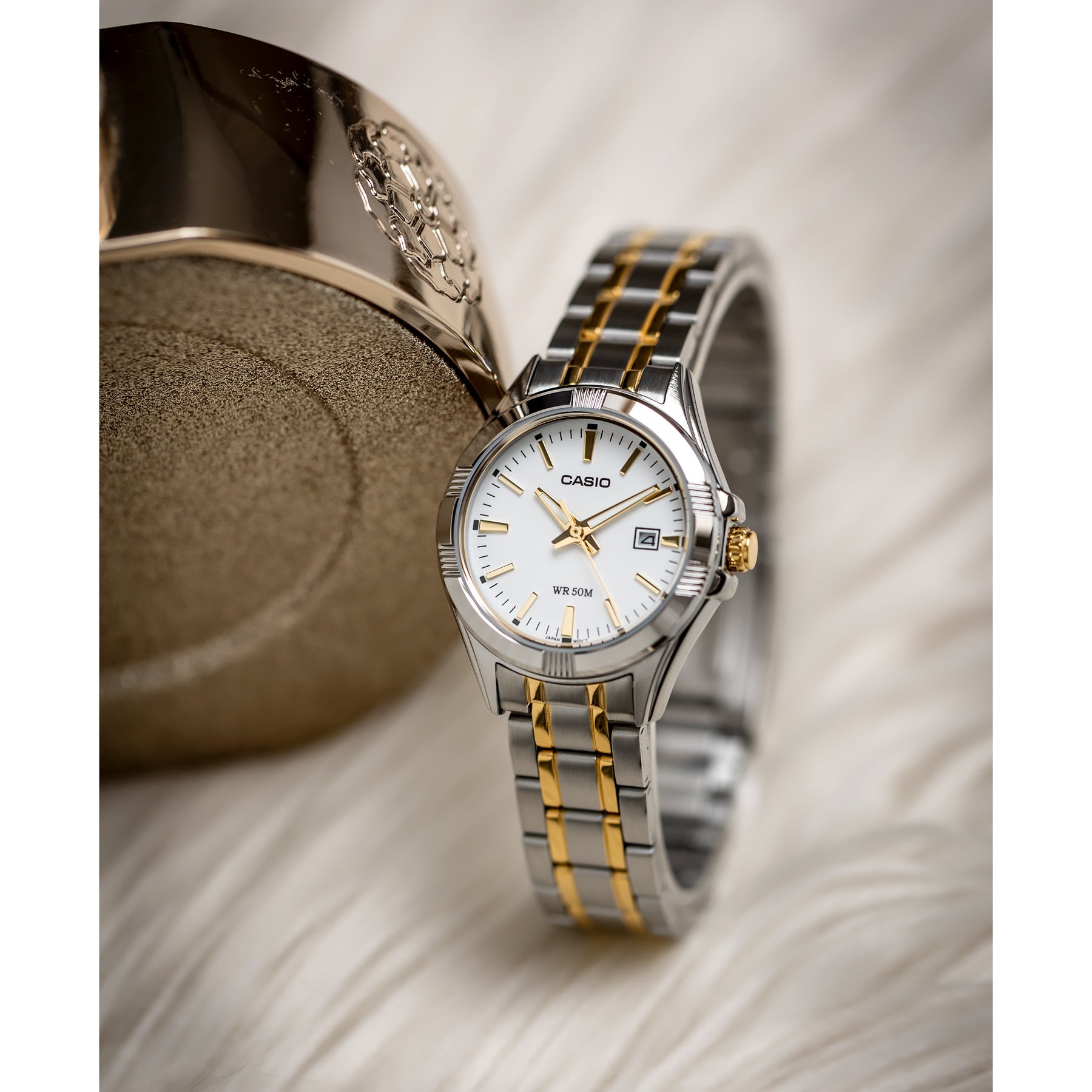ZEGAREK DAMSKI CASIO LTP-1308SG-7AVDF (zd605c) + BOX ZEGAREK DAMSKI CASIO LTP-1308SG-7AVDF (zd605c) + BOX - Lorence 4971850927181