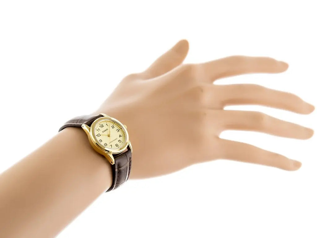 ZEGAREK DAMSKI CASIO LTP-V001GL-9B (zd588b) + BOX ZEGAREK DAMSKI CASIO LTP-V001GL-9B (zd588b) + BOX - Lorence 4971850083030