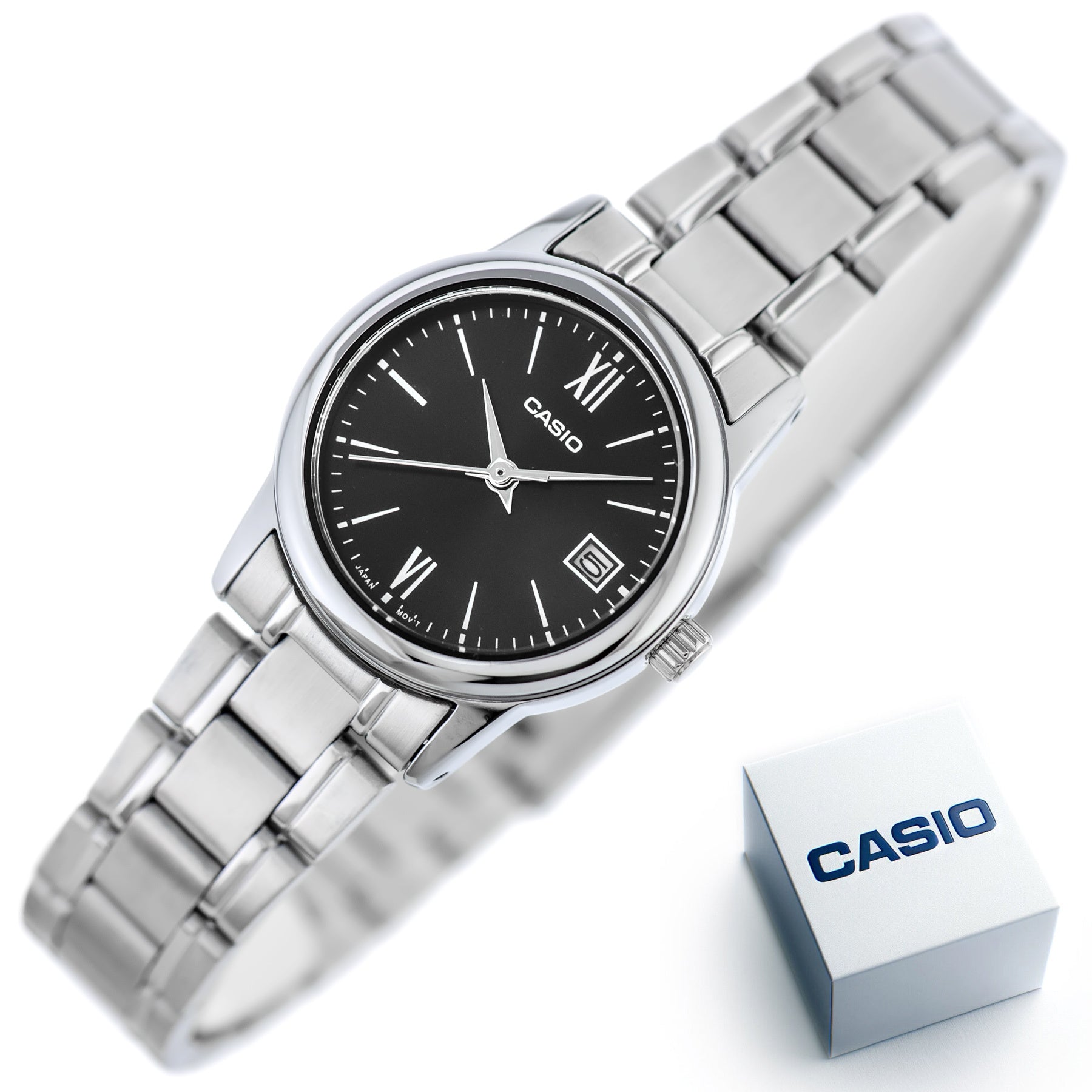 Zegarek Damski Casio LTP-V002D-1B3UDF + BOX Zegarek Damski Casio LTP-V002D-1B3UDF + BOX - Lorence 4549526309007