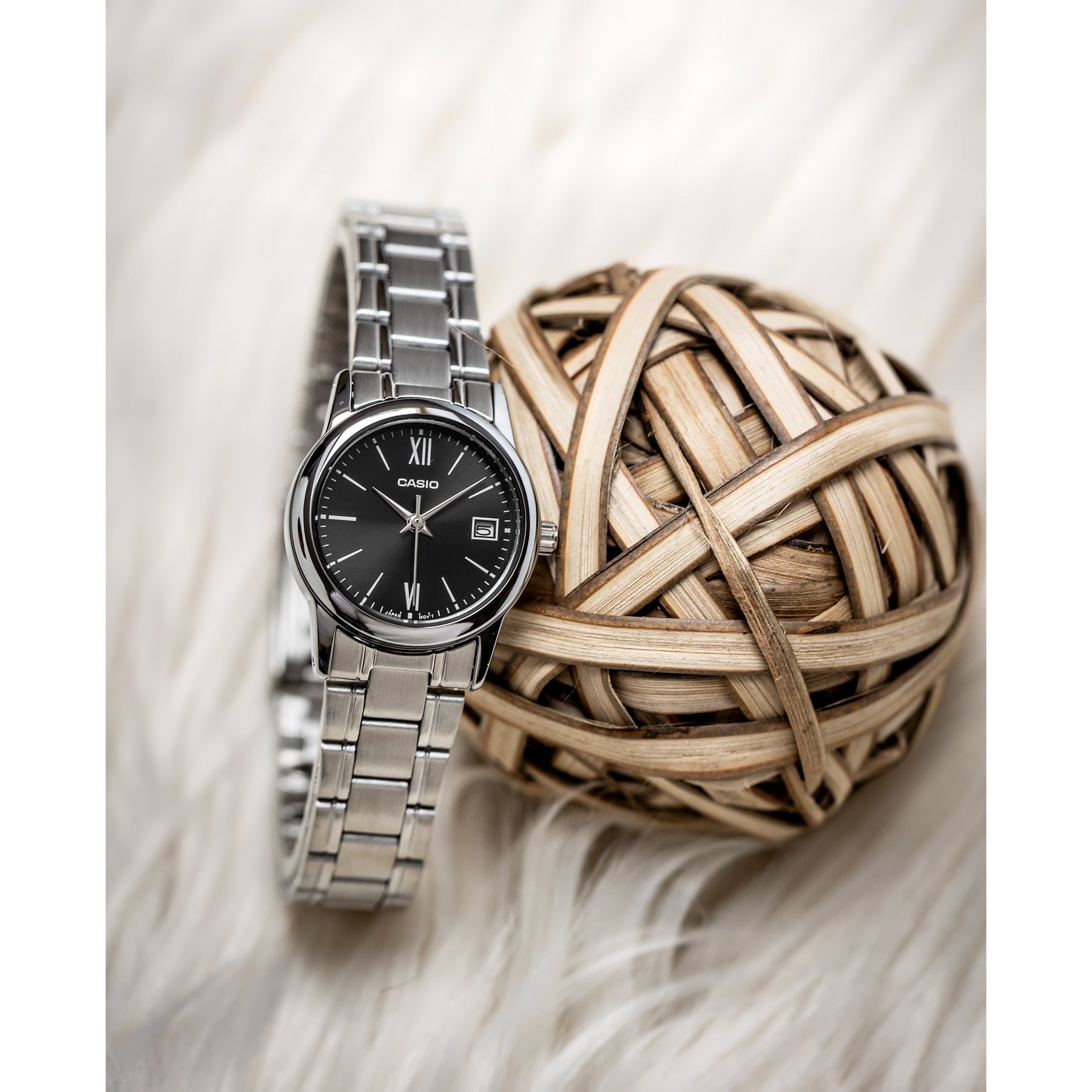Zegarek Damski Casio LTP-V002D-1B3UDF + BOX Zegarek Damski Casio LTP-V002D-1B3UDF + BOX - Lorence 4549526309007