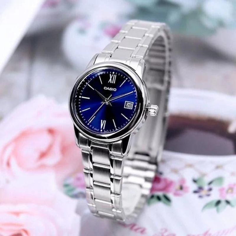 Zegarek Damski Casio LTP-V002D-2B3UDF + BOX Zegarek Damski Casio LTP-V002D-2B3UDF + BOX - Lorence 4549526309014