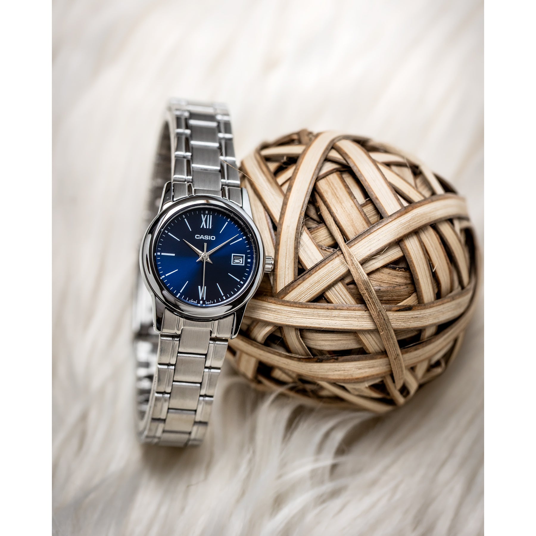 Zegarek Damski Casio LTP-V002D-2B3UDF + BOX Zegarek Damski Casio LTP-V002D-2B3UDF + BOX - Lorence 4549526309014