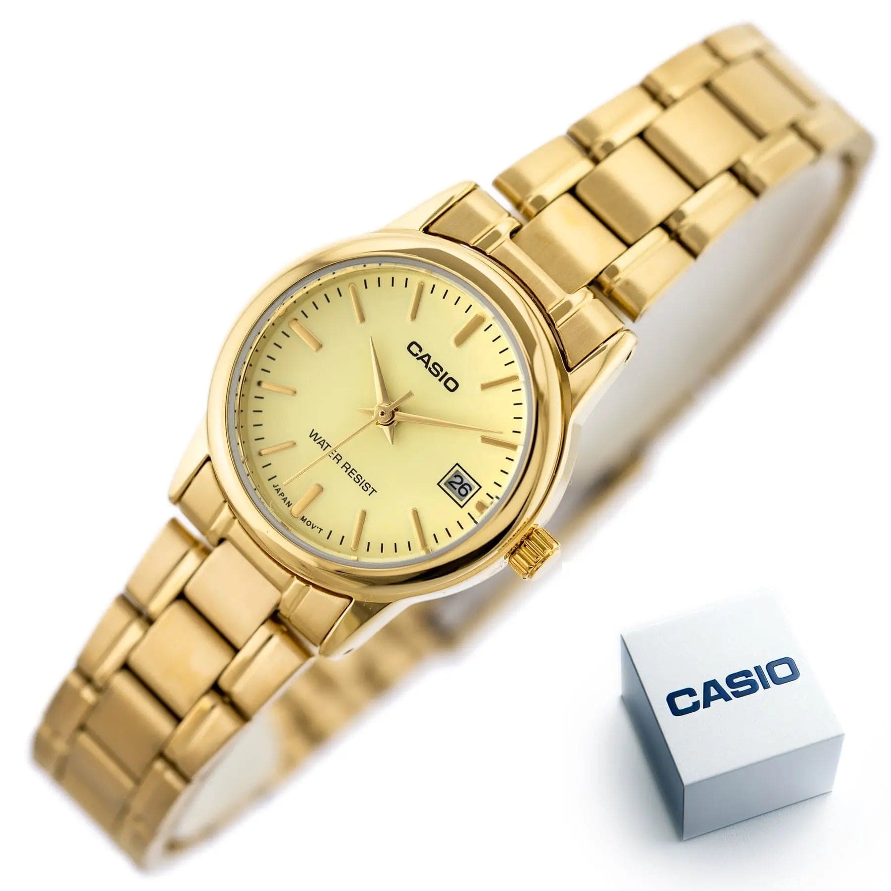Zegarek Damski Casio LTP-V002G-9AUDF Zegarek Damski Casio LTP-V002G-9AUDF - Lorence 4971850083085