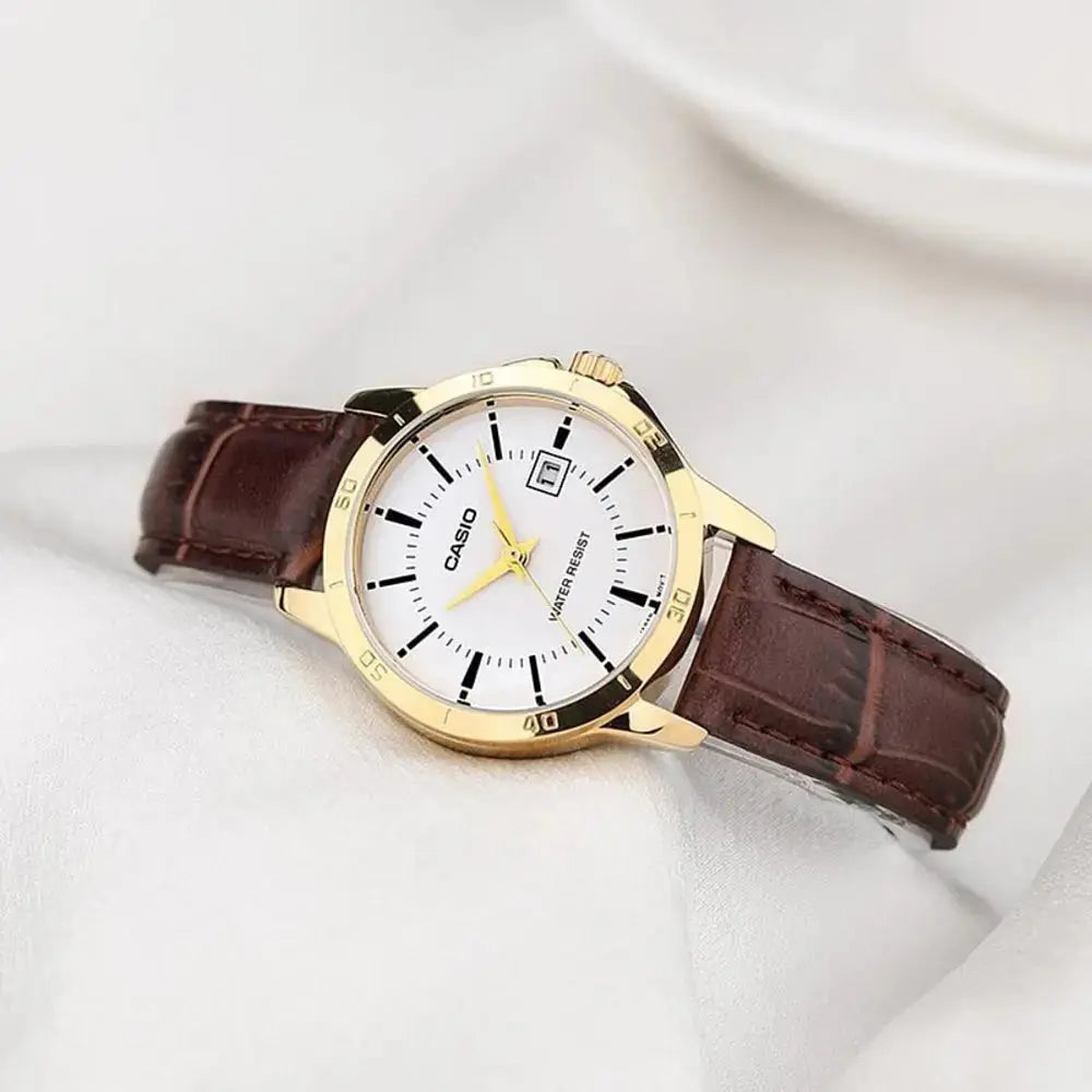 ZEGAREK DAMSKI CASIO LTP-V004GL-7A (zd569c) + BOX ZEGAREK DAMSKI CASIO LTP-V004GL-7A (zd569c) + BOX - Lorence 4971850057369