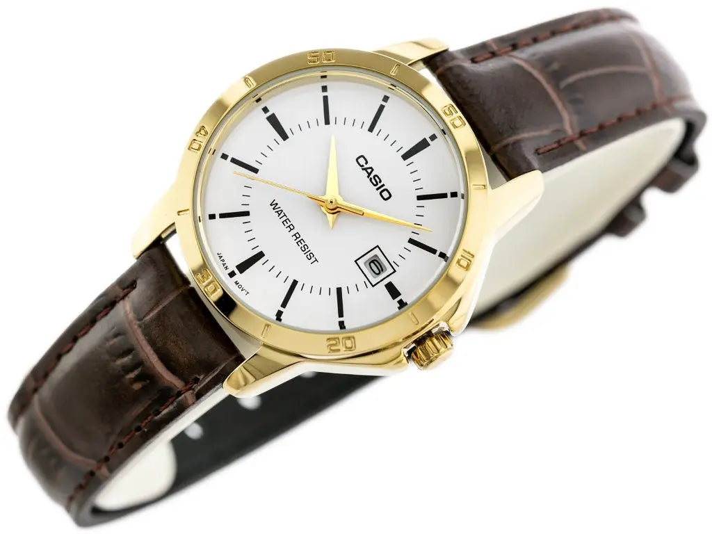 ZEGAREK DAMSKI CASIO LTP-V004GL-7A (zd569c) + BOX ZEGAREK DAMSKI CASIO LTP-V004GL-7A (zd569c) + BOX - Lorence 4971850057369