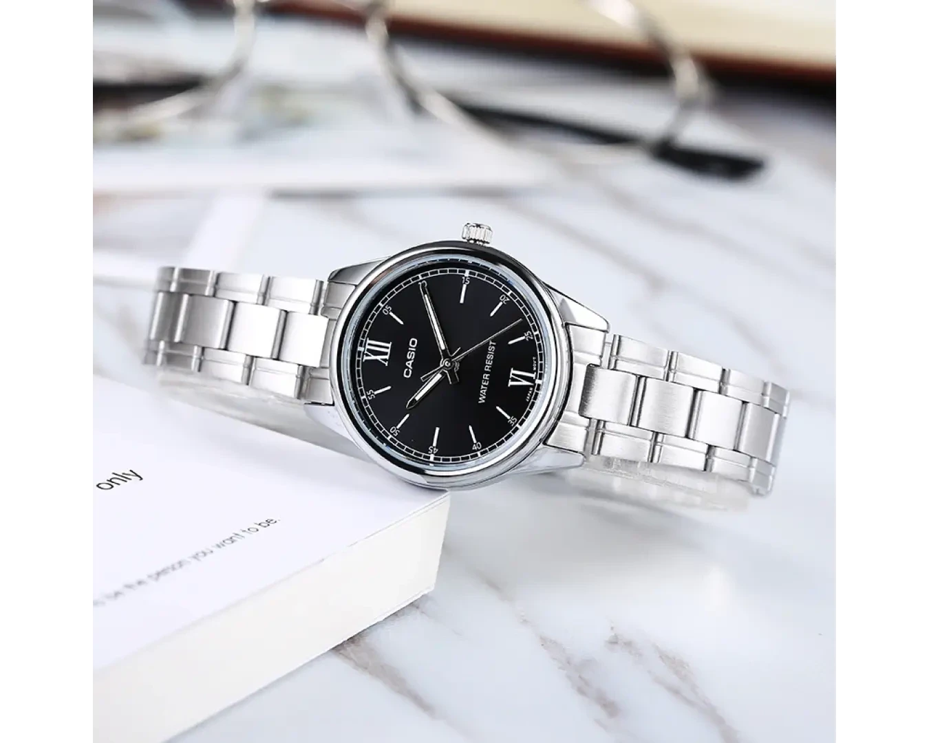 ZEGAREK DAMSKI CASIO  LTP-V005D-1B2 (zd586k) + BOX ZEGAREK DAMSKI CASIO  LTP-V005D-1B2 (zd586k) + BOX - Lorence 4549526221545
