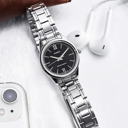 ZEGAREK DAMSKI CASIO  LTP-V005D-1B2 (zd586k) + BOX ZEGAREK DAMSKI CASIO  LTP-V005D-1B2 (zd586k) + BOX - Lorence 4549526221545