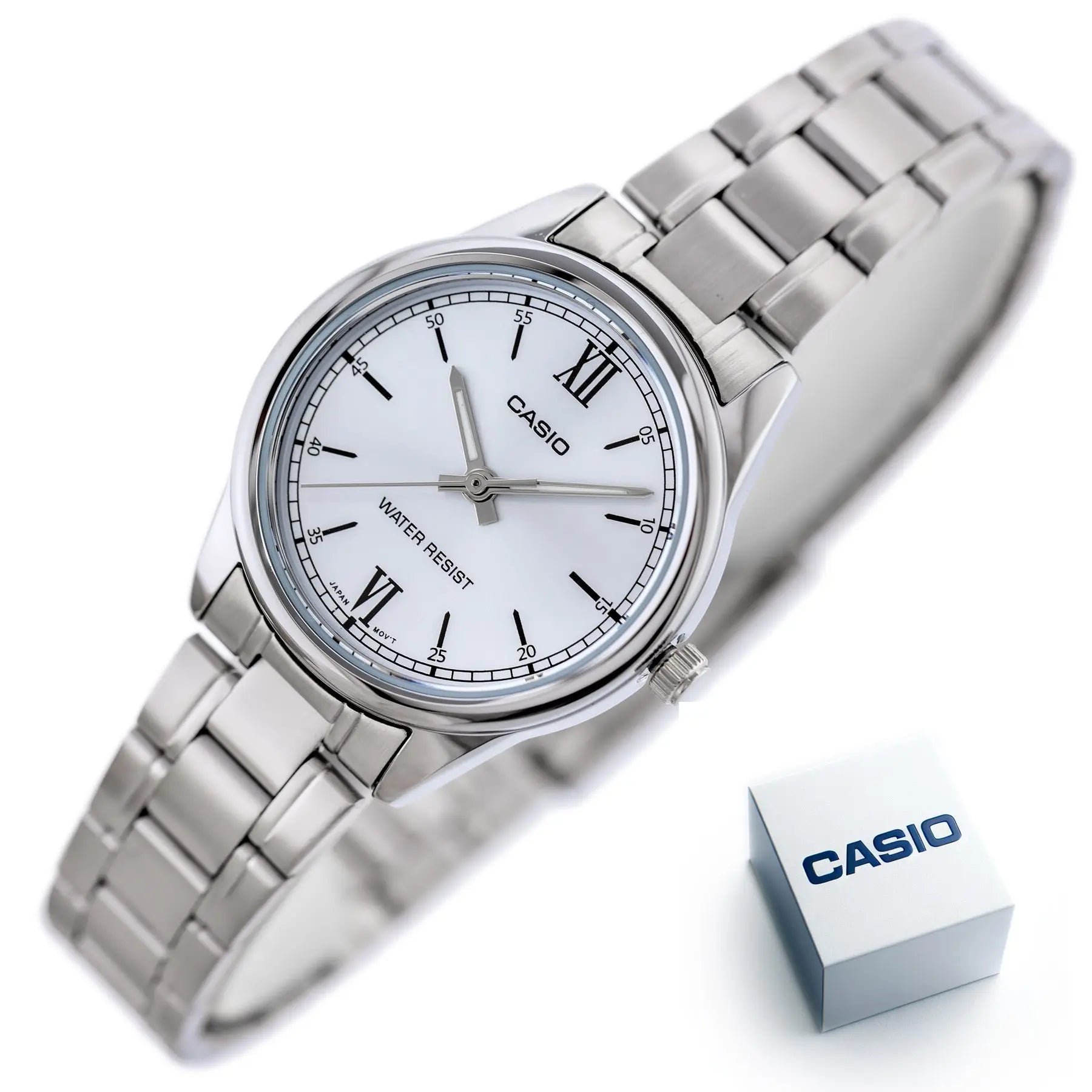ZEGAREK DAMSKI CASIO LTP-V005D-2B3 (zd586c) + BOX ZEGAREK DAMSKI CASIO LTP-V005D-2B3 (zd586c) + BOX - Lorence 4549526221569