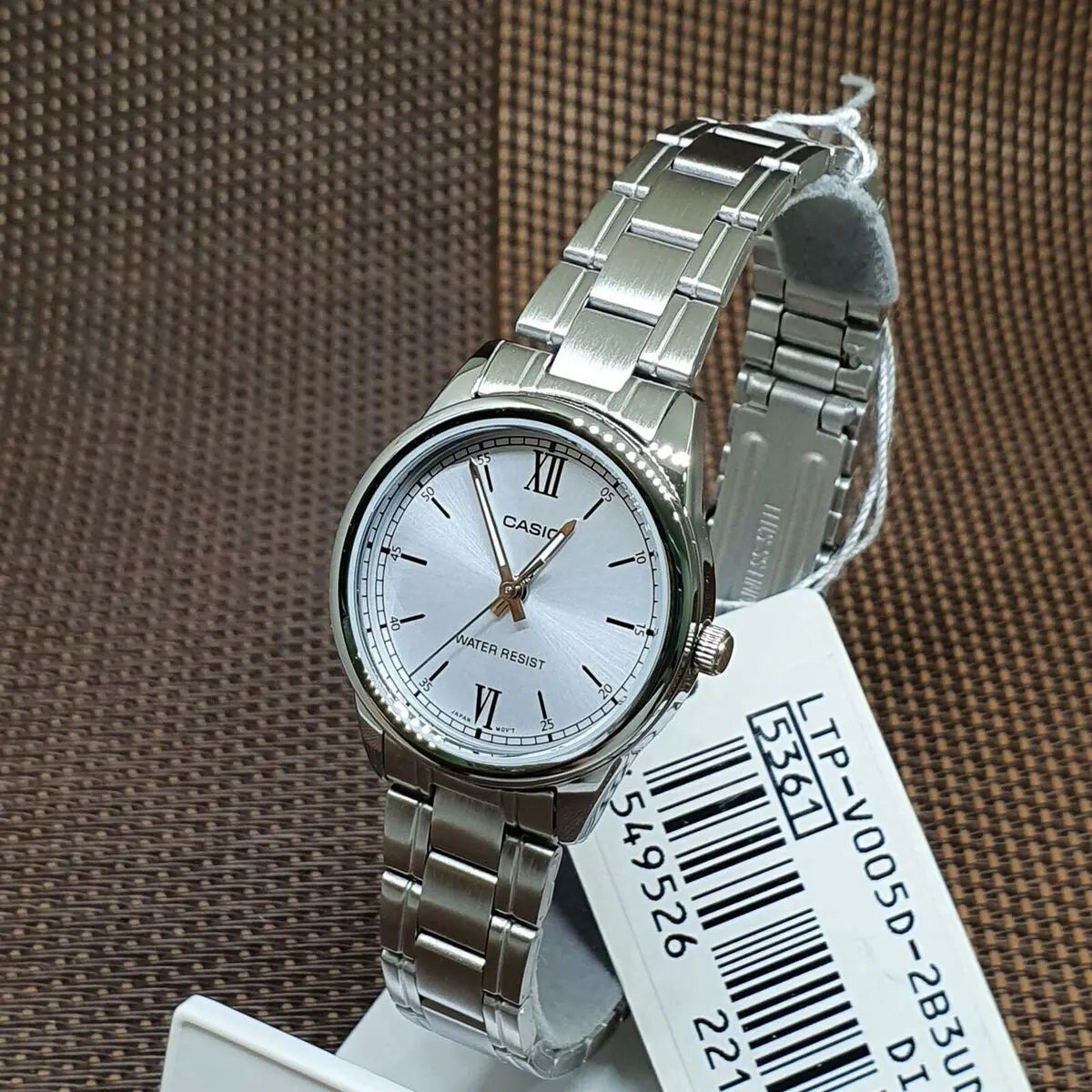 ZEGAREK DAMSKI CASIO LTP-V005D-2B3 (zd586c) + BOX ZEGAREK DAMSKI CASIO LTP-V005D-2B3 (zd586c) + BOX - Lorence 4549526221569