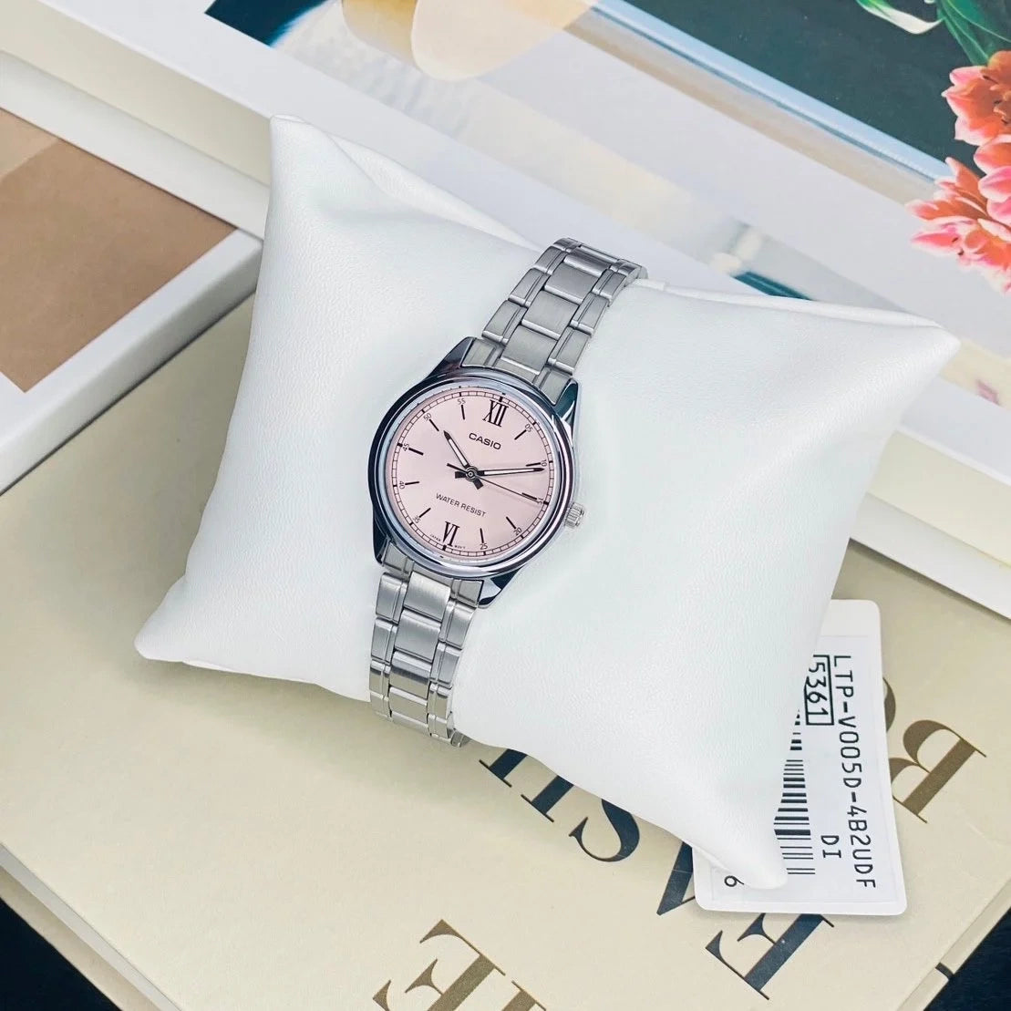 ZEGAREK DAMSKI CASIO LTP-V005D-4B2 (zd586h) + BOX ZEGAREK DAMSKI CASIO LTP-V005D-4B2 (zd586h) + BOX - Lorence 4549526221576