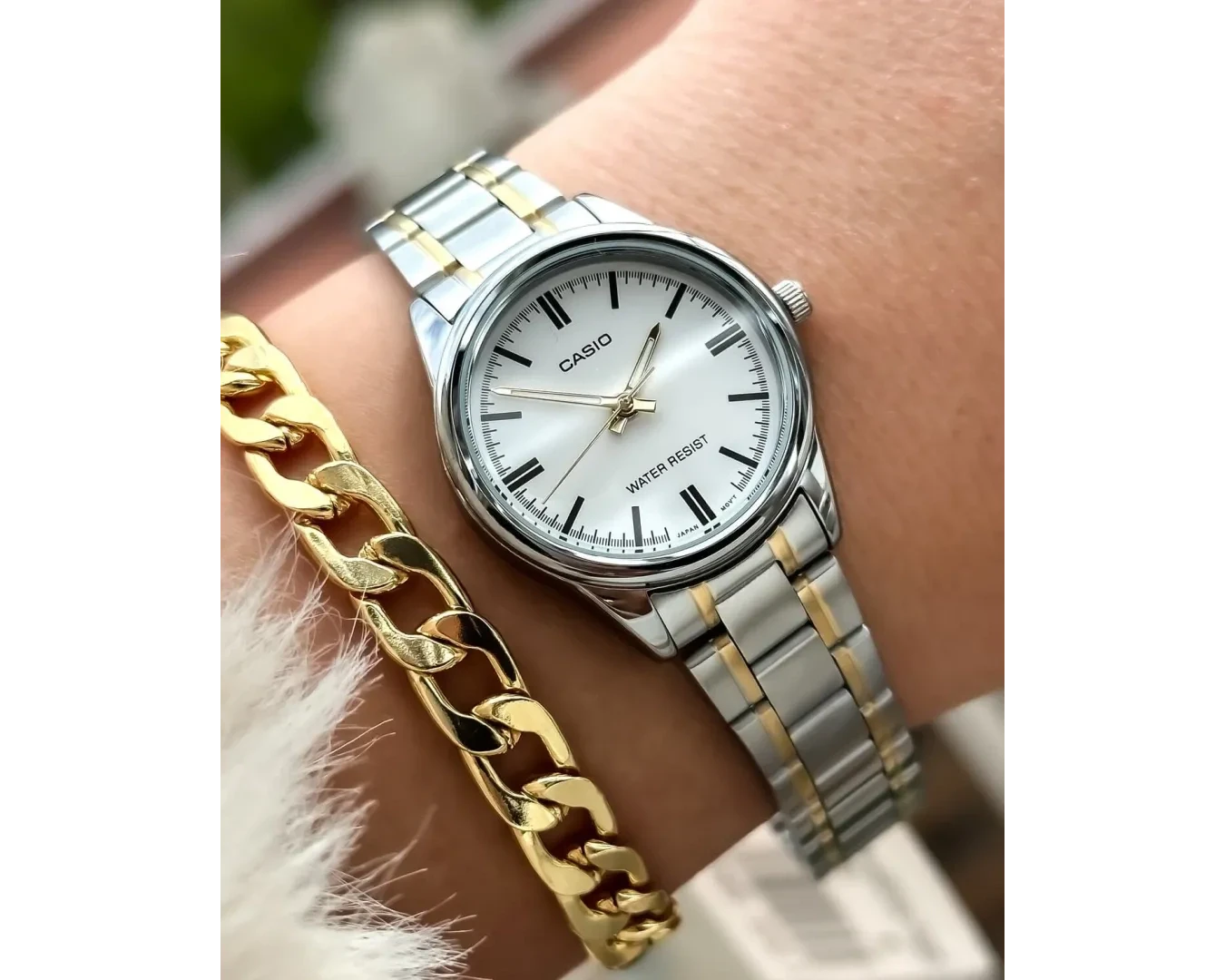 ZEGAREK DAMSKI CASIO LTP-V005SG-7A (zd586i) + BOX ZEGAREK DAMSKI CASIO LTP-V005SG-7A (zd586i) + BOX - Lorence 4971850057475