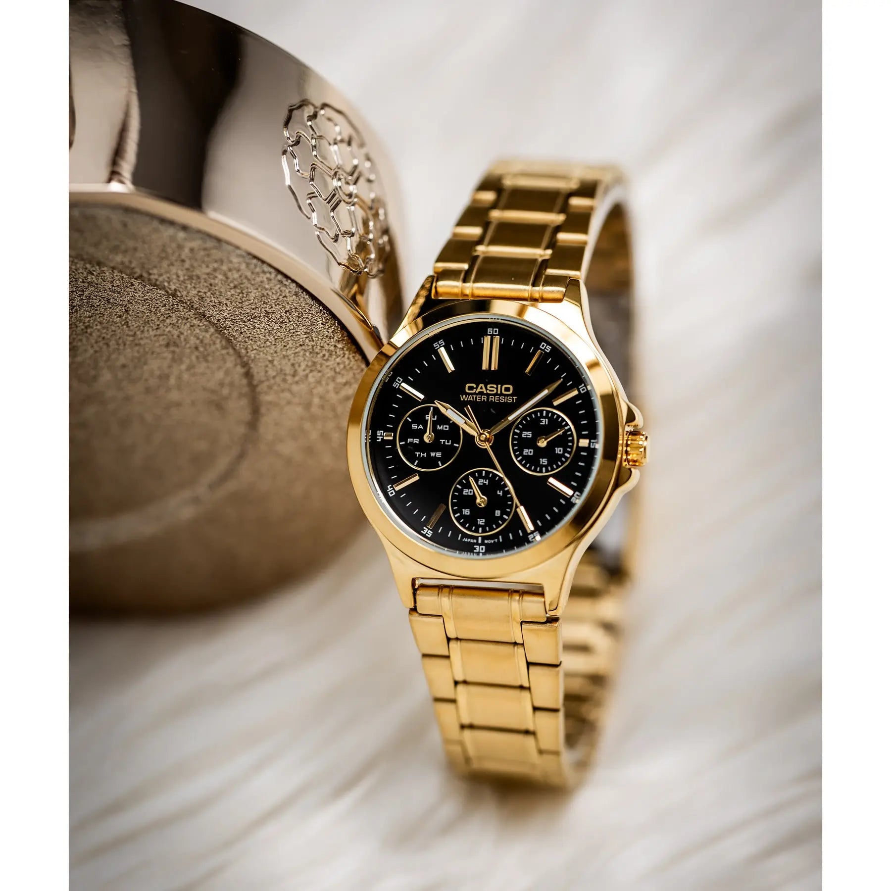ZEGAREK DAMSKI CASIO LTP-V300G-1AUDF (zd566e) + BOX ZEGAREK DAMSKI CASIO LTP-V300G-1AUDF (zd566e) + BOX - Lorence 4549526132759