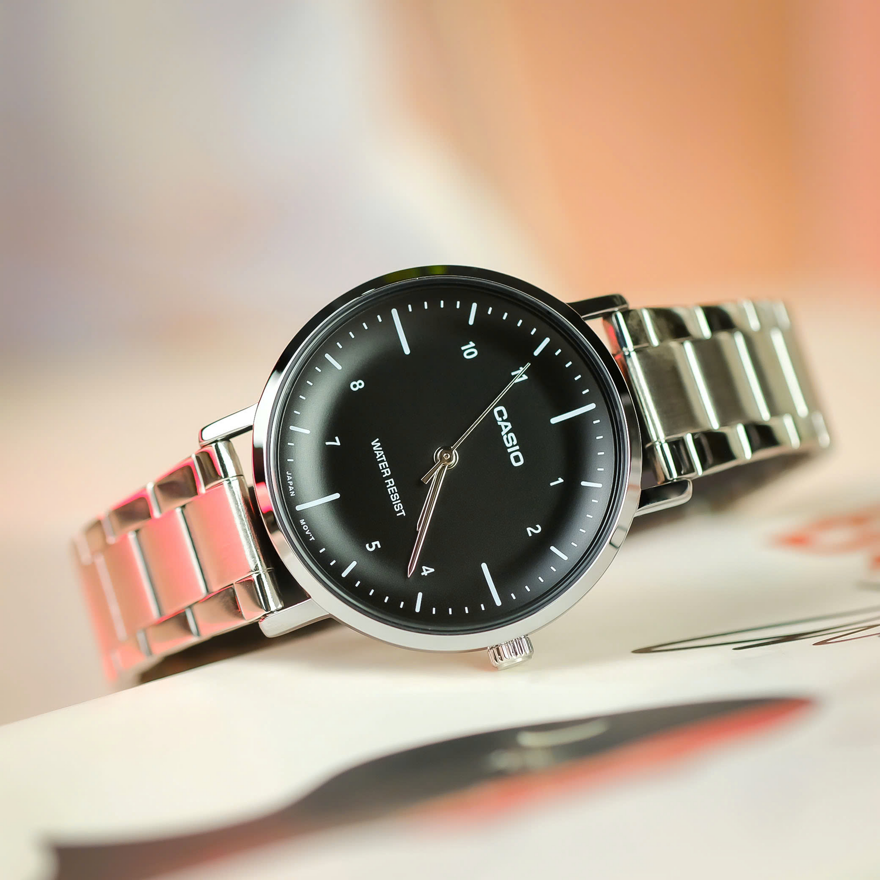 ZEGAREK DAMSKI CASIO  LTP-VT03D-1B (zd661a) + BOX ZEGAREK DAMSKI CASIO  LTP-VT03D-1B (zd661a) + BOX - Lorence 4549526399855