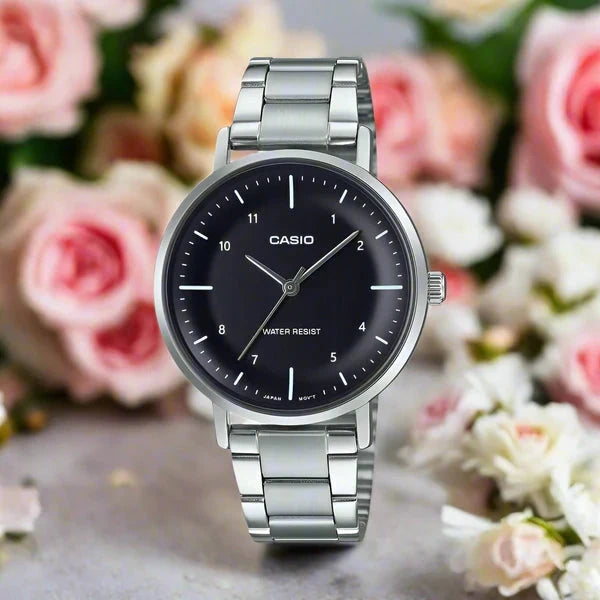 ZEGAREK DAMSKI CASIO  LTP-VT03D-1B (zd661a) + BOX ZEGAREK DAMSKI CASIO  LTP-VT03D-1B (zd661a) + BOX - Lorence 4549526399855