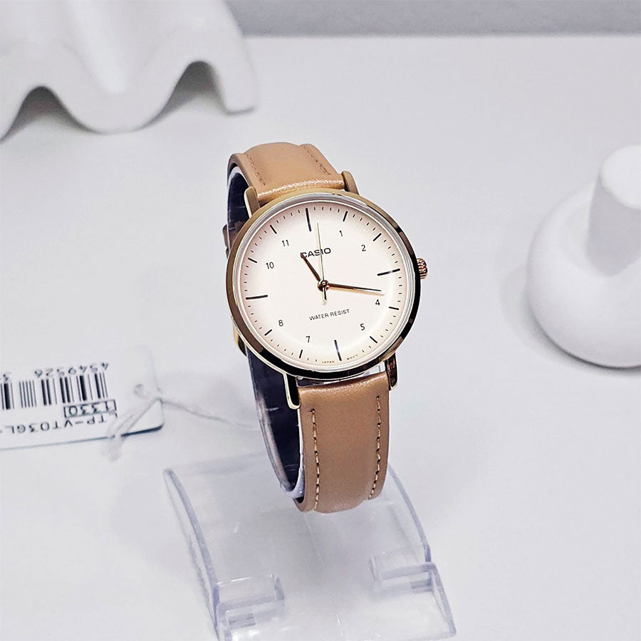 ZEGAREK DAMSKI CASIO  LTP-VT03GL-4B (zd661c) + BOX ZEGAREK DAMSKI CASIO  LTP-VT03GL-4B (zd661c) + BOX - Lorence 4549526399916