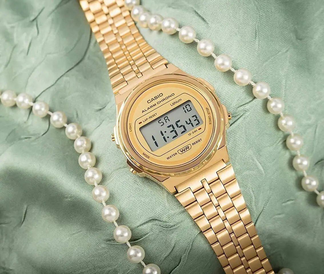 ZEGAREK DAMSKI CASIO Vintage Iconic A171WEG-9ADF + BOX ZEGAREK DAMSKI CASIO Vintage Iconic A171WEG-9ADF + BOX - Lorence 4549526300905
