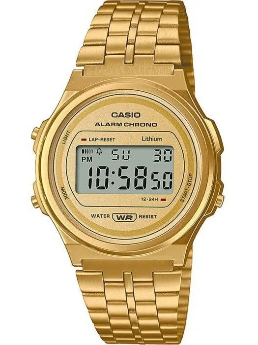ZEGAREK DAMSKI CASIO Vintage Iconic A171WEG-9ADF + BOX ZEGAREK DAMSKI CASIO Vintage Iconic A171WEG-9ADF + BOX - Lorence 4549526300905