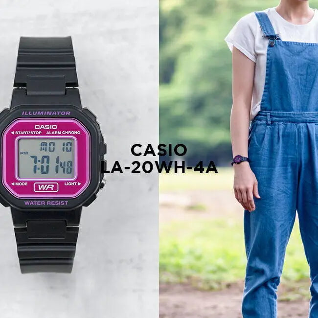ZEGAREK DZIECIĘCY CASIO LA-20WH-4ADF  + BOX ZEGAREK DZIECIĘCY CASIO LA-20WH-4ADF  + BOX - Lorence 4971850944980