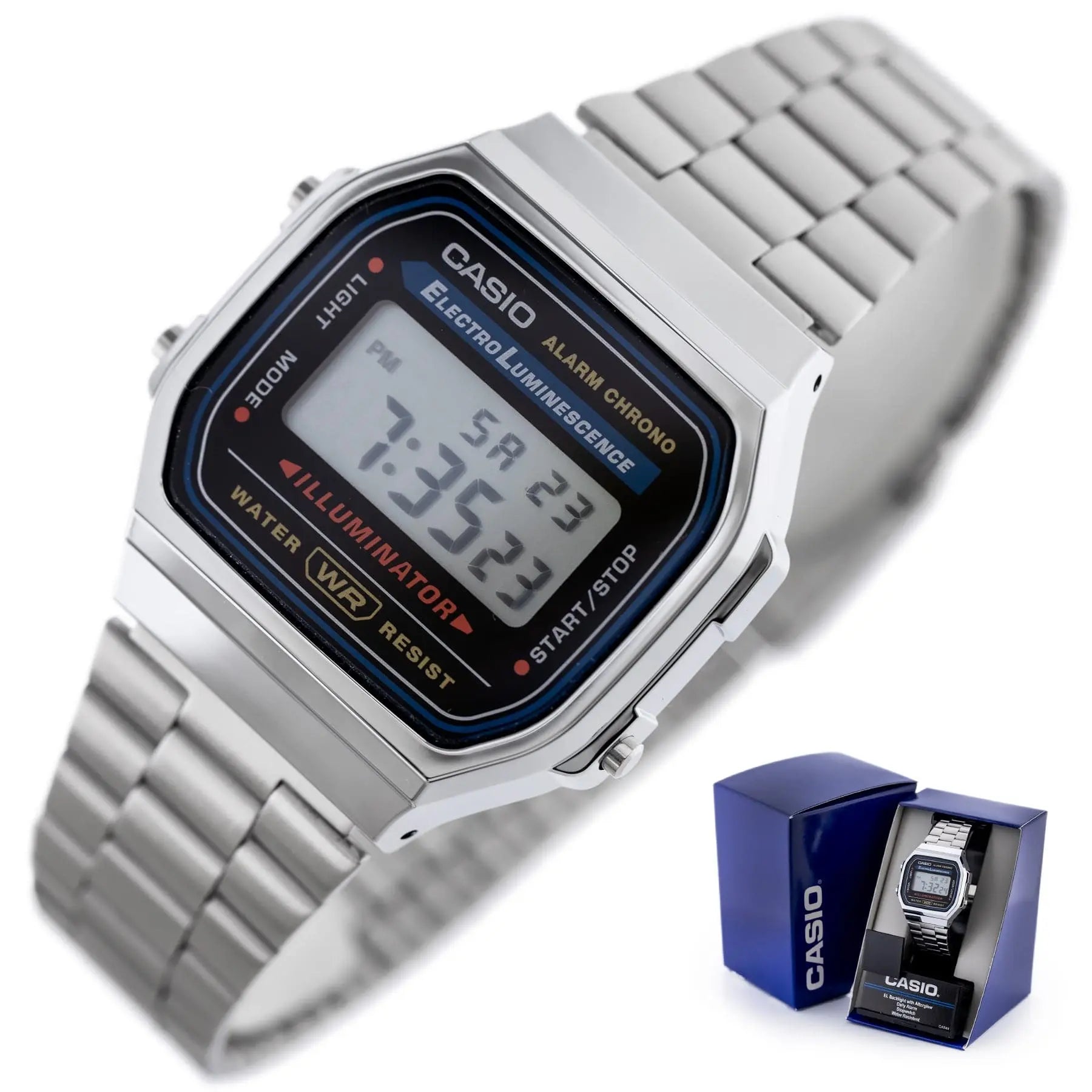 Zegarek Męski Casio A168WA-1A - Vintage Zegarek Męski Casio A168WA-1A - Vintage - Lorence 4971850968689