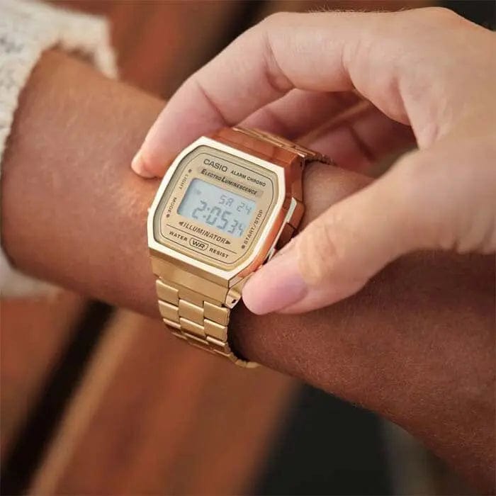 Zegarek Męski Casio A168WG-9W Zegarek Męski Casio A168WG-9W - Lorence 4971850742333