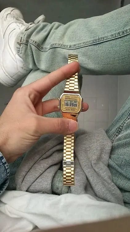 Zegarek Męski Casio A168WG-9W Zegarek Męski Casio A168WG-9W - Lorence 4971850742333