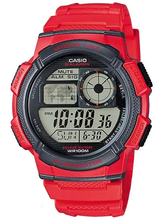ZEGAREK MĘSKI CASIO AE-1000W 4AV (zd073c) - WORLD TIME + BOX ZEGAREK MĘSKI CASIO AE-1000W 4AV (zd073c) - WORLD TIME + BOX - Lorence 4549526112102