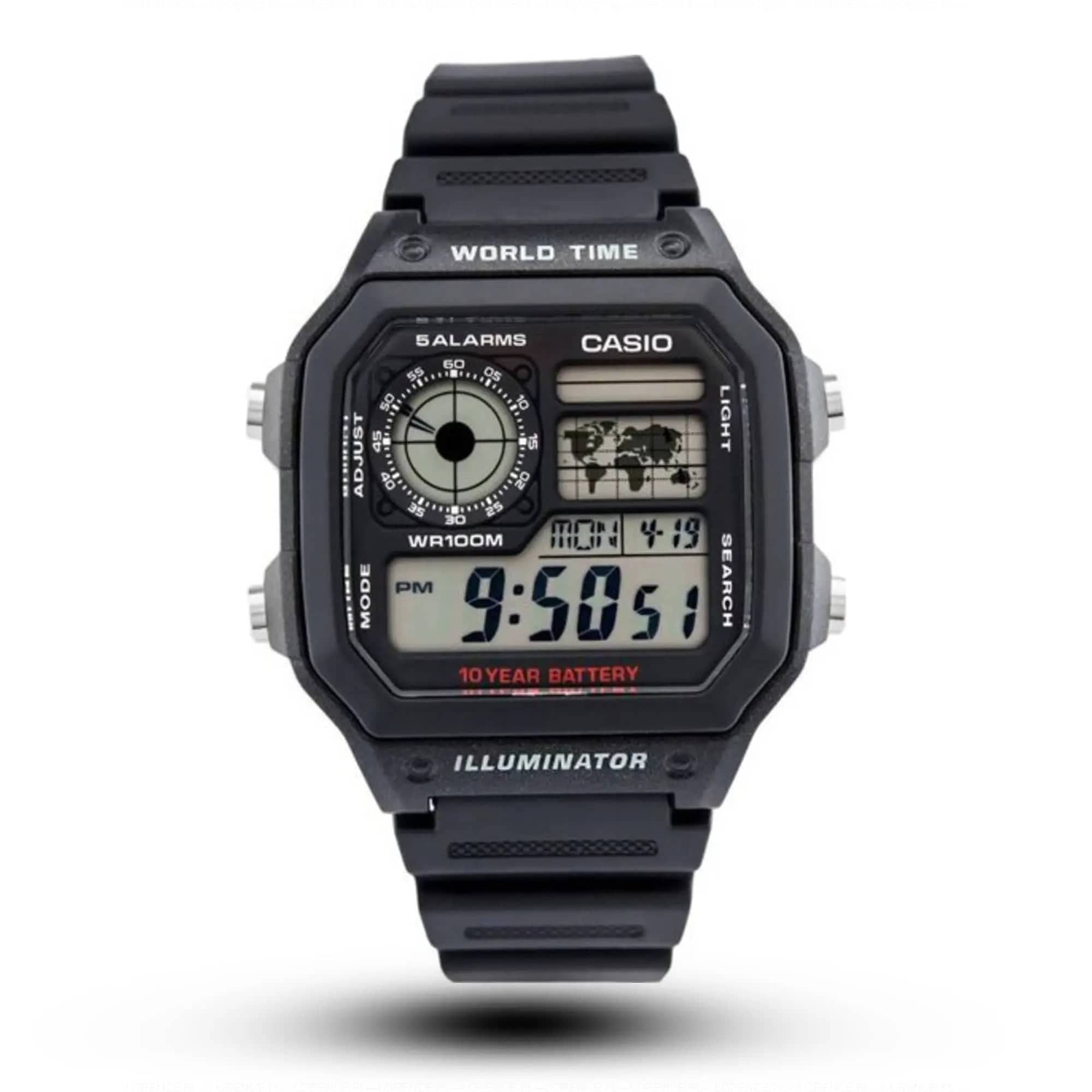 Zegarek Męski Casio AE-1200WH-1AVCF Zegarek Męski Casio AE-1200WH-1AVCF - Lorence 4971850968733