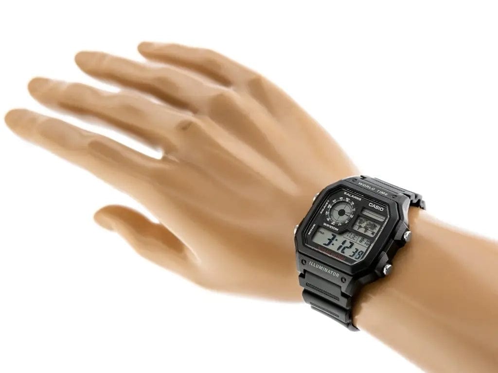 Zegarek Męski Casio AE-1200WH-1AVCF Zegarek Męski Casio AE-1200WH-1AVCF - Lorence 4971850968733