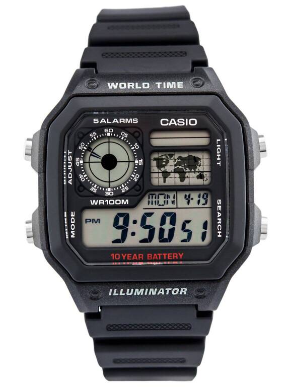 Casio ZEGAREK MĘSKI CASIO AE-1200WH-1AVCF