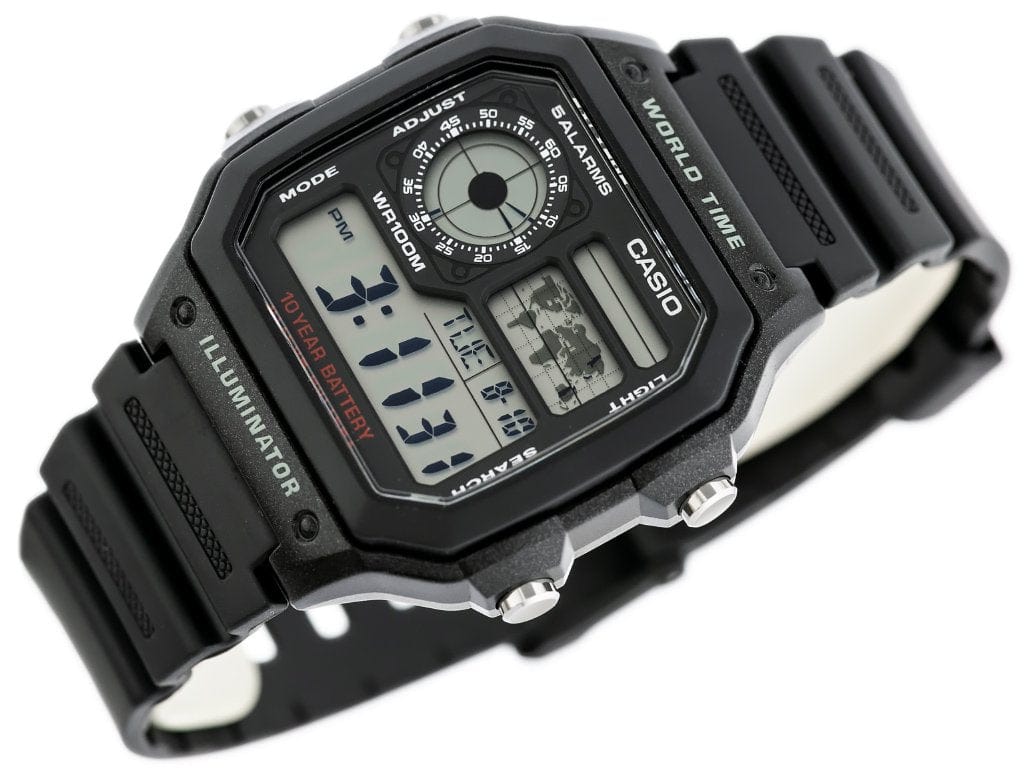 Casio ZEGAREK MĘSKI CASIO AE-1200WH-1AVCF