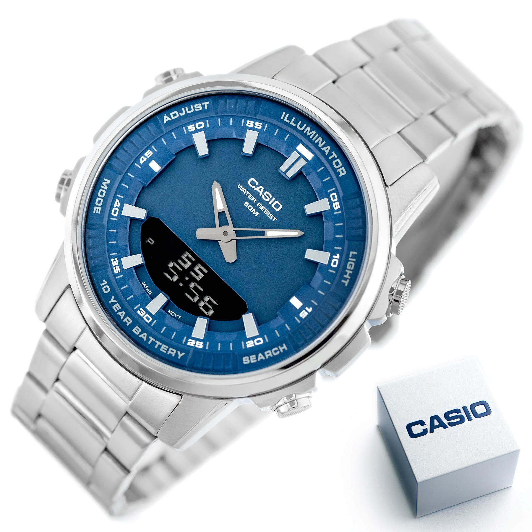 ZEGAREK MĘSKI CASIO AMW-880D-2A1 + BOX ZEGAREK MĘSKI CASIO AMW-880D-2A1 + BOX - Lorence 4549526371301