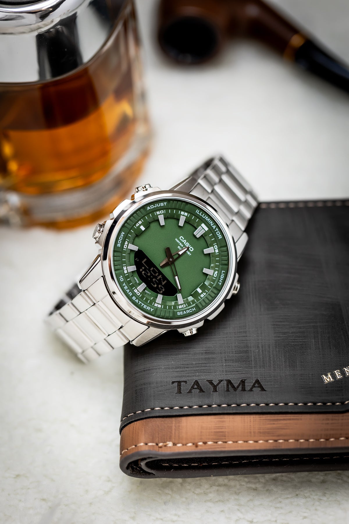 ZEGAREK MĘSKI CASIO AMW-880D-3A + BOX ZEGAREK MĘSKI CASIO AMW-880D-3A + BOX - Lorence 4549526371325