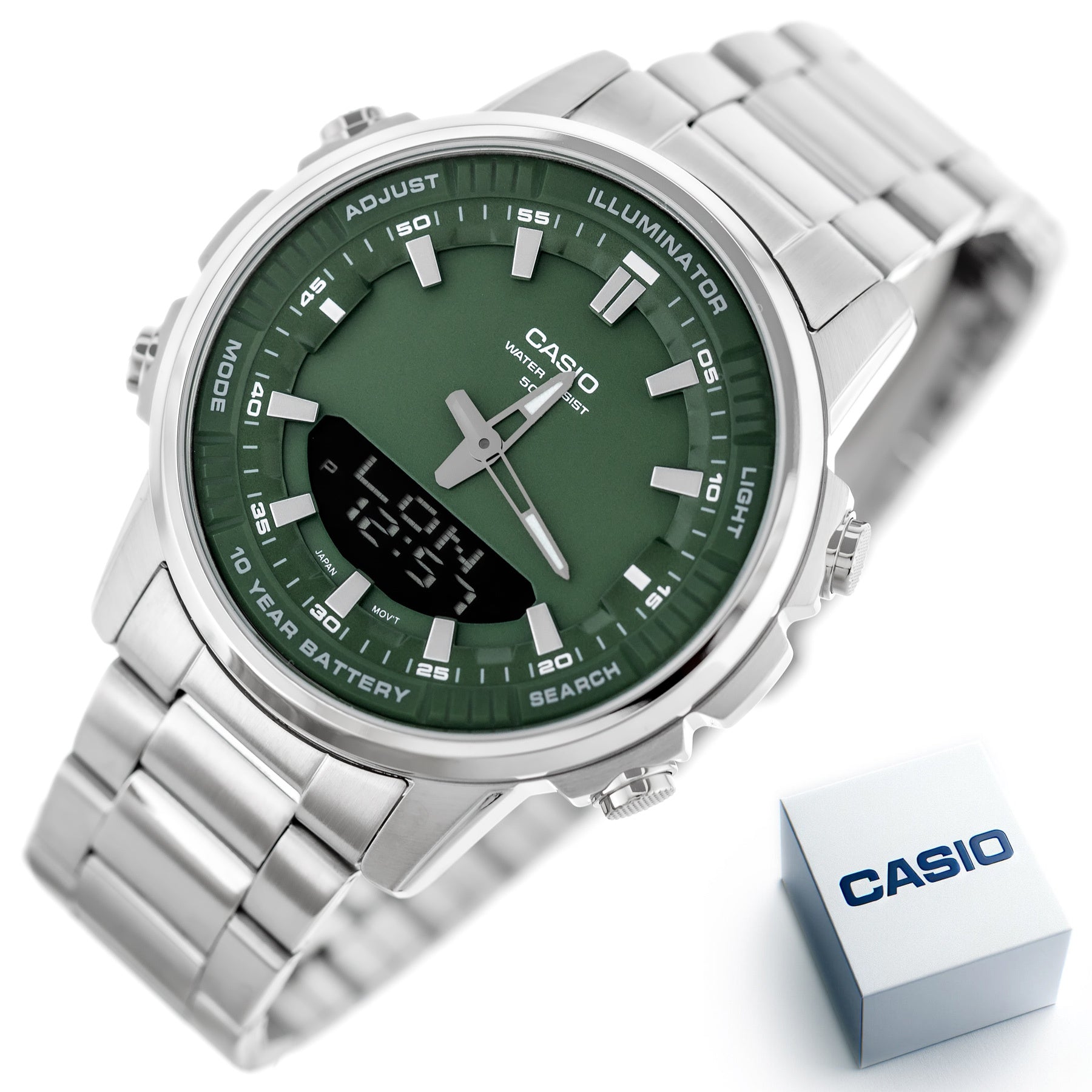 ZEGAREK MĘSKI CASIO AMW-880D-3A + BOX ZEGAREK MĘSKI CASIO AMW-880D-3A + BOX - Lorence 4549526371325