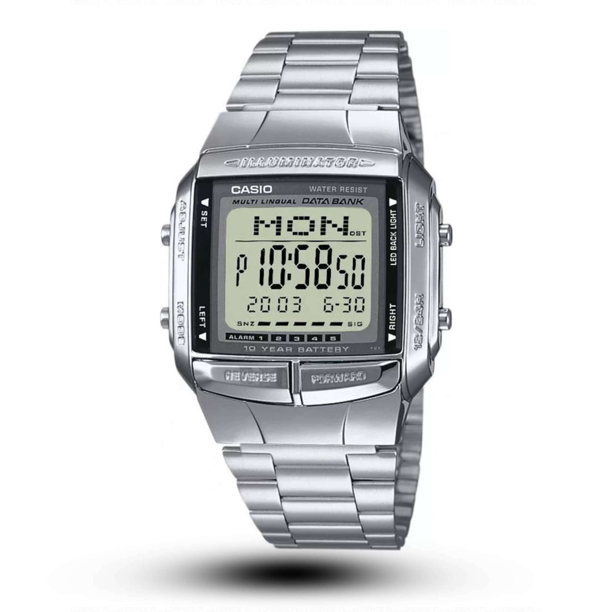 Casio ZEGAREK MĘSKI CASIO DATABANK DB-360-1A