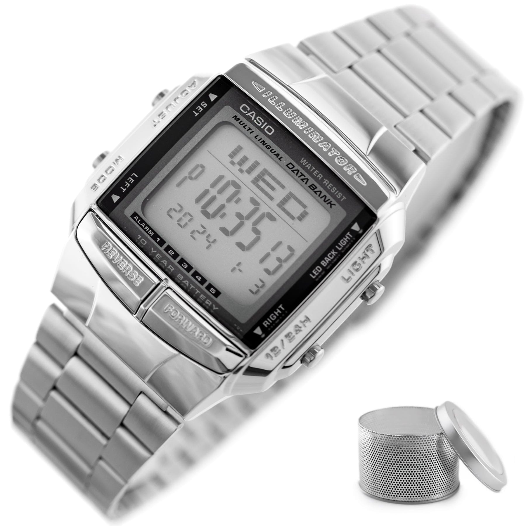 Casio ZEGAREK MĘSKI CASIO DATABANK DB-360-1A