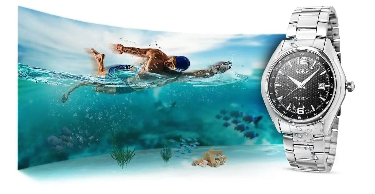 Zegarek Męski Casio Edifice EF-121D-1AVEG 10 Bar Zegarek Męski Casio Edifice EF-121D-1AVEG 10 Bar - Lorence 4549526287473