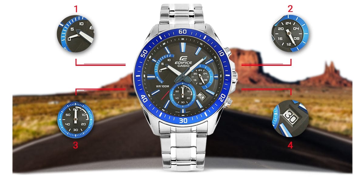 Casio Zegarek Męski CASIO EDIFICE EFR-552D-1A2VUEF